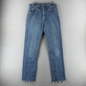 Vintage Levis Jeans Mens 33x36 (Fits 31x32) Orange Tab 505 80s Made in USA